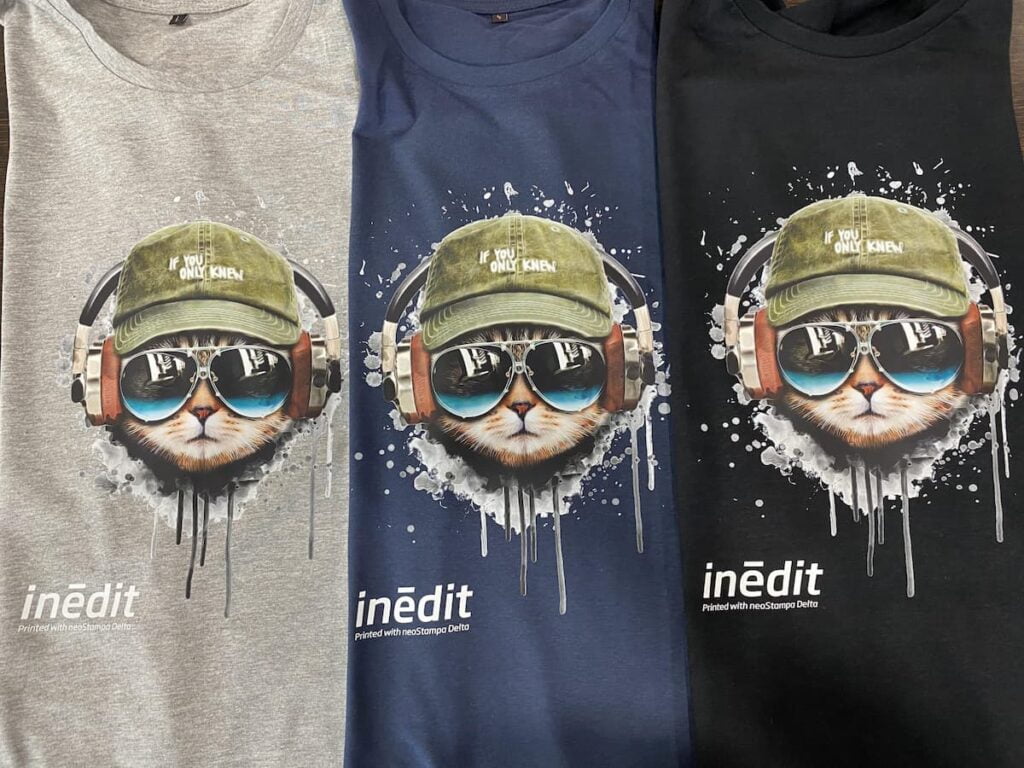 Contoh kaos hasil sablon dtf