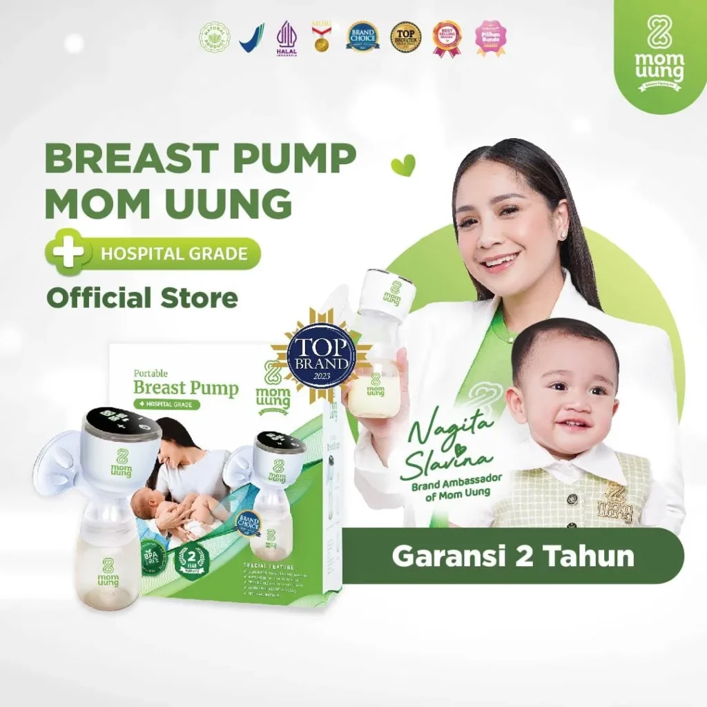 Mom uung pompa asi portable elektrik super ringan Mom uung pompa asi portable elektrik super ringan